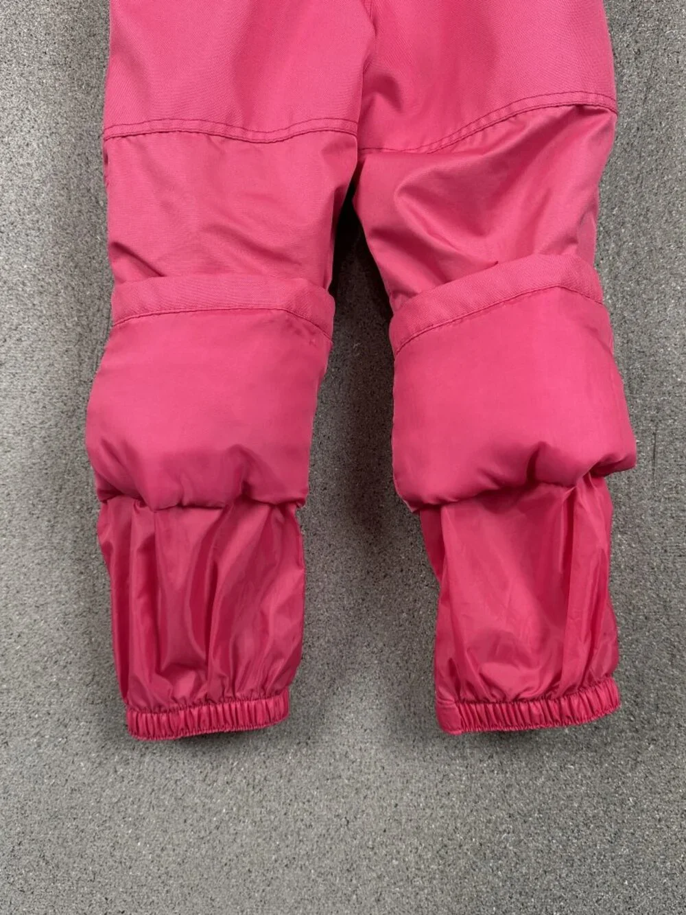 All in Motion Girls Snow Bib Pants XS 4/5 Pink Ski Sledding Winter Insulated